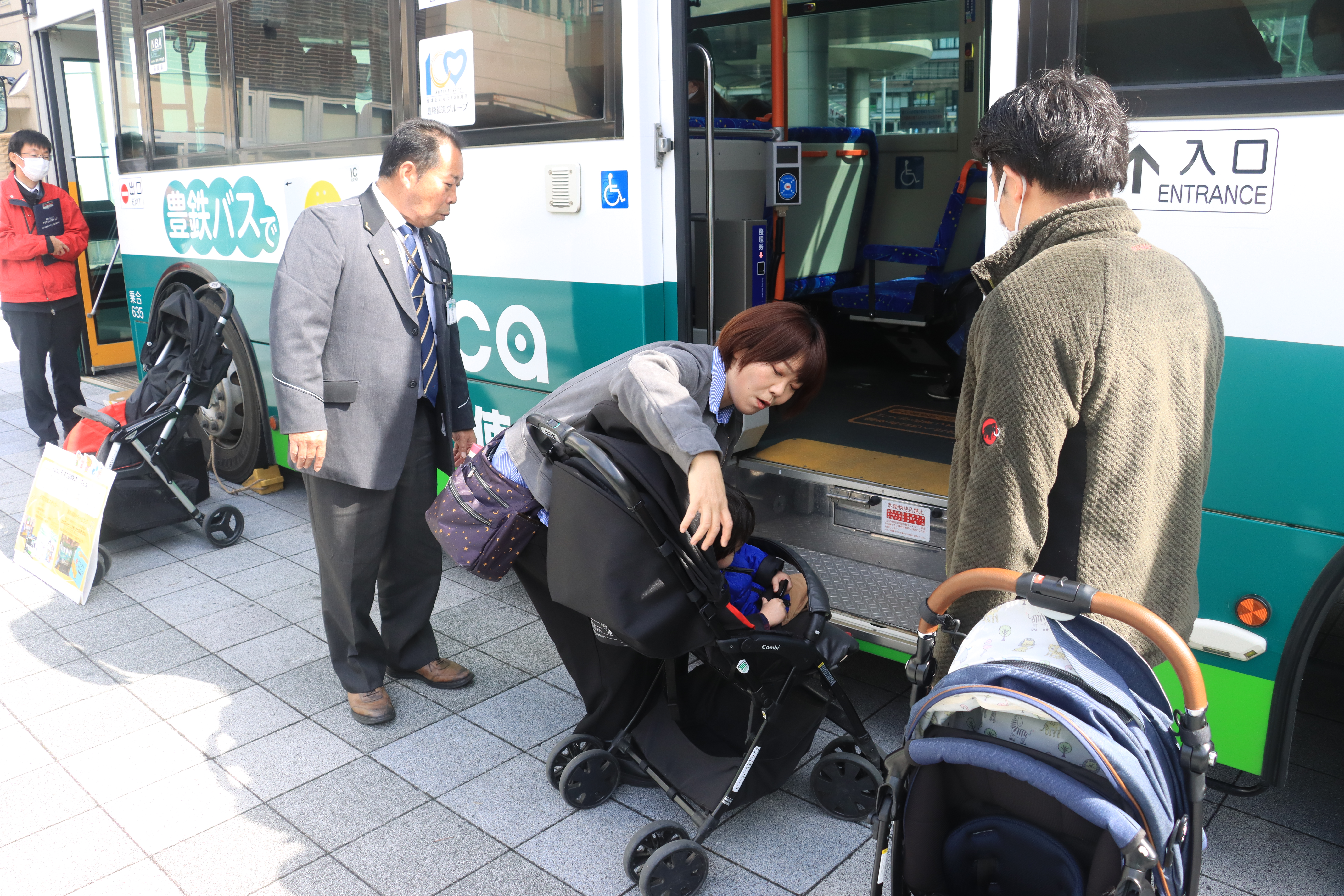 昨年度の様子（電車・バスお出かけ講座）